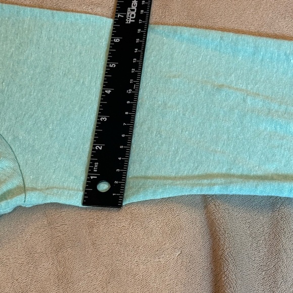 Love Linen JJill Caribbean Blue Open Front Linen Cardigan, size Large - Picture 9 of 9